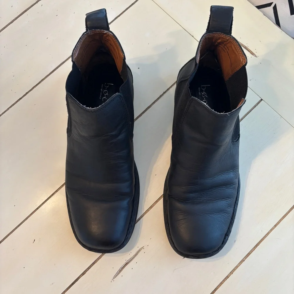 B.O.C. BORN Concept Men’s Leather Chelsea Boot Size 10/42 Black